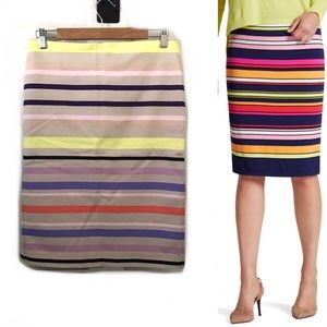 Lord & Taylor bold-striped pencil skirt, size 6